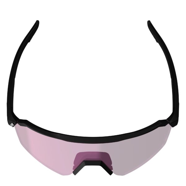 Sunglasses RideViz Lite #Small Satin Black Iriz Cryztal Purple 30 VLT