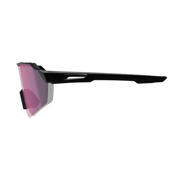 Sunglasses RideViz Lite #Small Satin Black Iriz Cryztal Purple 30 VLT