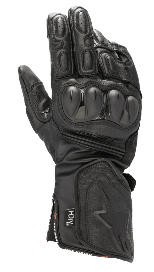 Manusi de piele sport impermeabile Alpinestars SP-8 HDRY Negru