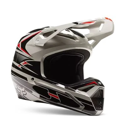FOX YTH V1 GOAT STRAFER HELMET [BLK]