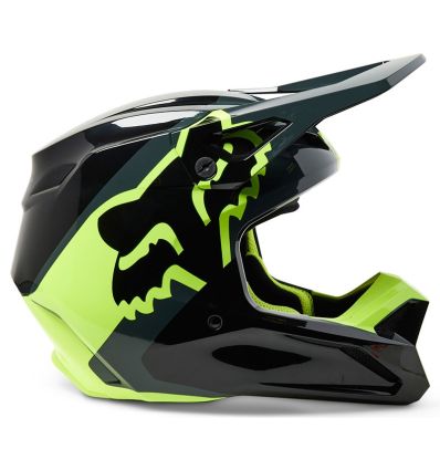 FOX MX V1 XPOZR HELMET DOT/ECE [BLK/GRY]