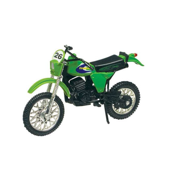 Motor Max [1:18] - Kawasaki KDX250, Green