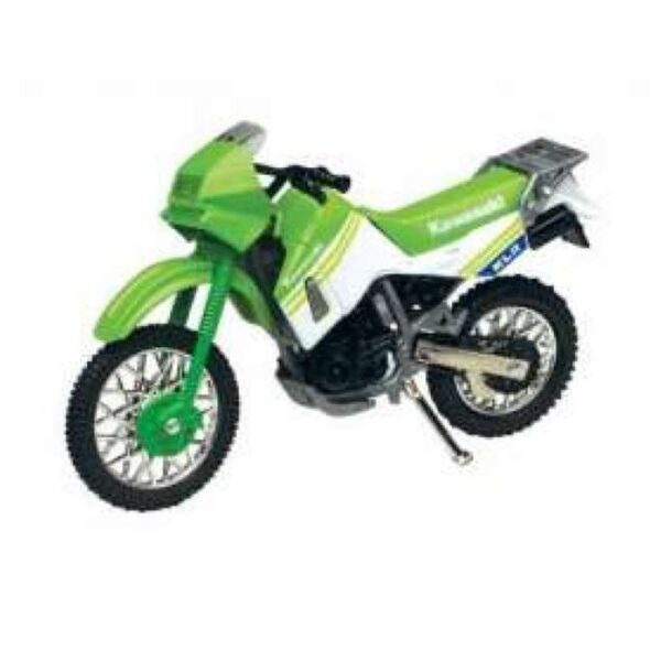 Motor Max [1:18] - Kawasaki KLR650, Green/White