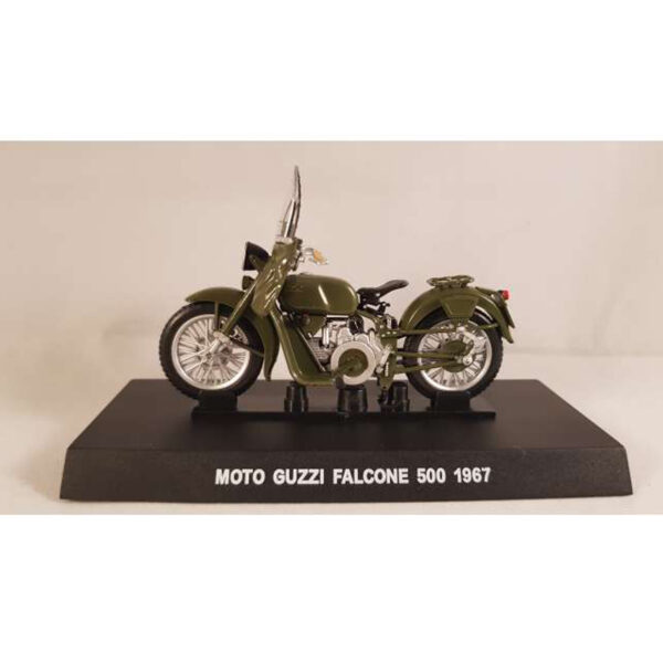 Magazine Models [1:24] - Moto Guzzi 1967 Moto Guzzi Falcone 500 'Carabinieri', Green