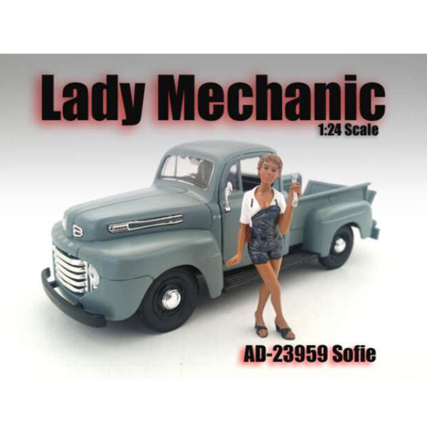 American Diorama [1:24] - Figurina Lady Mechanic 'Sofie'