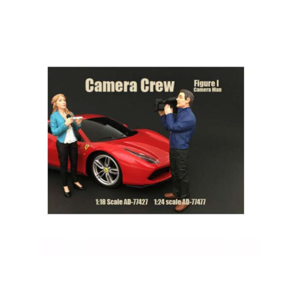 American Diorama [1:18] - Figurina Camera Crew 'Camera Man'