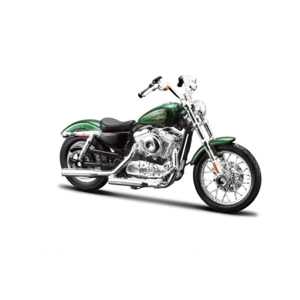 MAISTO [1:18] - Harley Davidson 2012 XL 1200V Seventy Two, Green