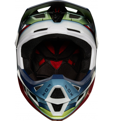 FOX RPC KUSTM HELMET [WHT/RD/BLK]