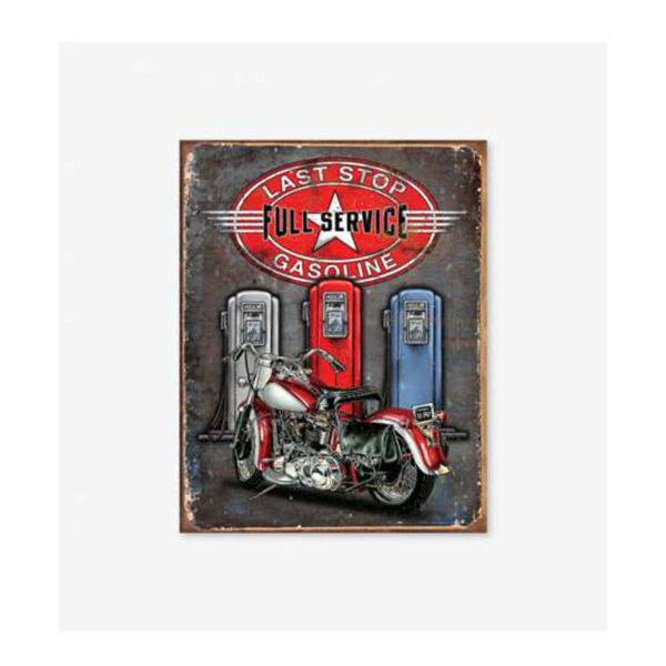 Tac Signs - Placuta metalica [32x41cm] Legends Last Stop