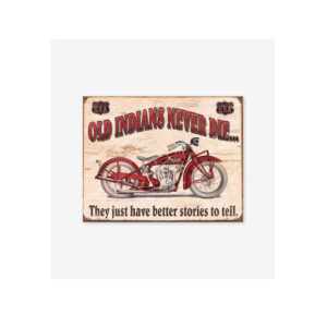 Tac Signs - Placuta metalica [32x41cm] Indian Better Stories