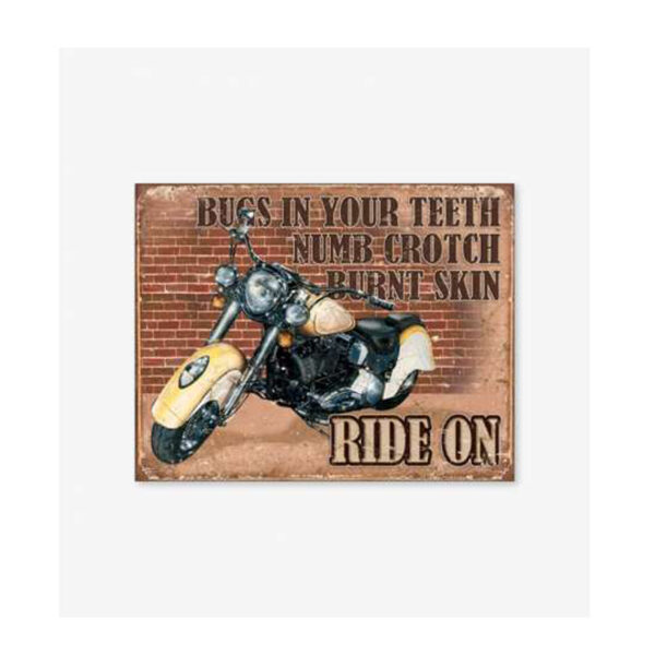 Tac Signs - Placuta metalica [32x41cm] Ride On