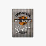 Tac Signs - Placuta metalica 3D [30x40cm] Harley Coragurated Look