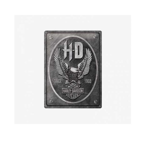 Tac Signs - Placuta metalica 3D [30x40cm] Harley Eagle