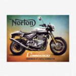 Tac Signs - Placuta metalica [30x40cm] Norton CoMMando