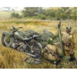 Zvezda [1:72] - Ural M-72 Sidecar Motorcycle With Mortar and Crew