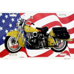 Funny Plates - Placuta metalica [30x15cm] USA Flag Indian