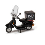Tiny Toys [1:35] - Scooter 29 Scooter SF Express, Black