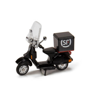 Tiny Toys [1:35] - Scooter Cn18 Scooter SF Express, Black