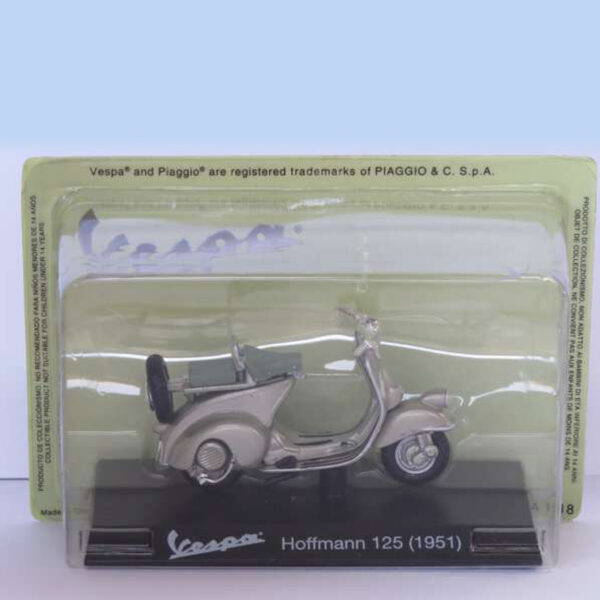 Magazine Models [1:18] - Vespa 1951 Hoffmann 125, Grey