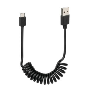 LAMPA - MICRO USB RECOIL CABLE 1M MAX (RECHARGE & SYNC)