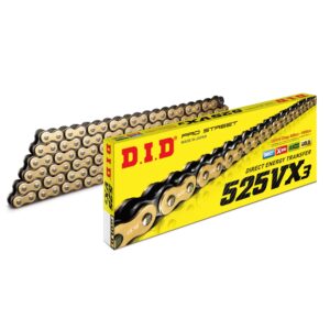 DID - Lant 525VX3 / 118 zale - X-Ring [Gold]