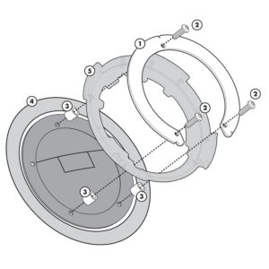 GIVI - Suport EASY LOCK pentru buson benzina BF08