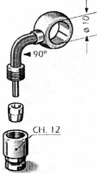 BANJO FRANA 90 GRADE dreapta