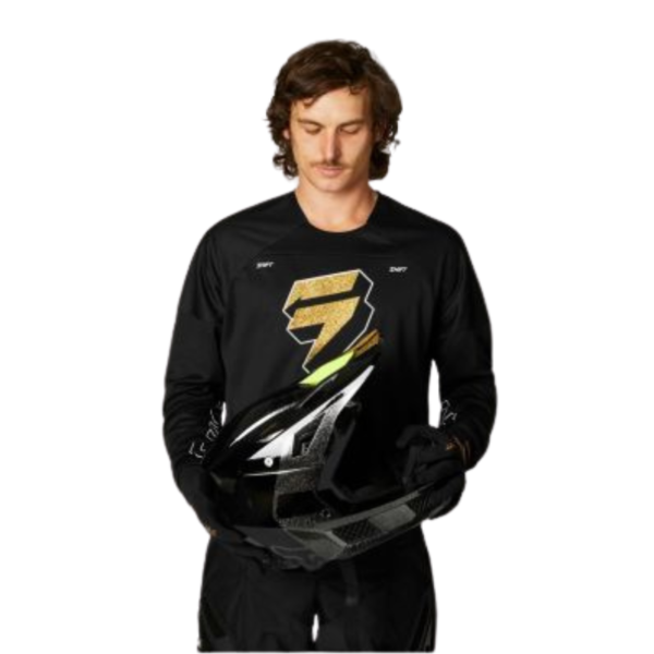SHIFT SHIFT WHITE LABEL FLAK JERSEY [BLK/GLD]
