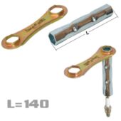 BUZZETTI - Cheie bujii 16/18mm lungime 140mm (tip C/D)
