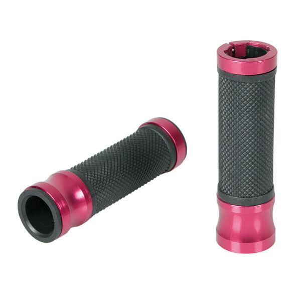 LAMPA - Mansoane MOTOR GRIPS METAL, RED COLOUR