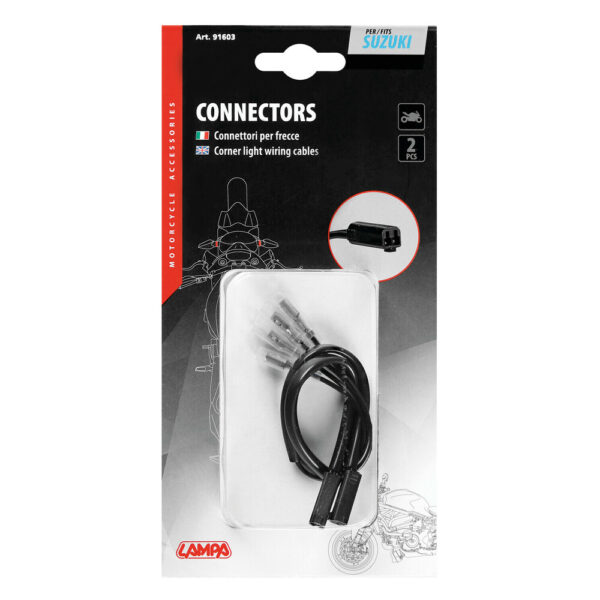 LAMPA - Set 2 cabluri conectare semnalizatoare, compatibile SUZUKI