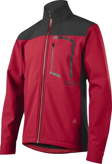 FOX ATTACK FIRE SOFTSHELL JACKET [DRK RD]