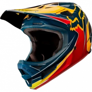 FOX RPC KUSTM HELMET [RD/YLW]
