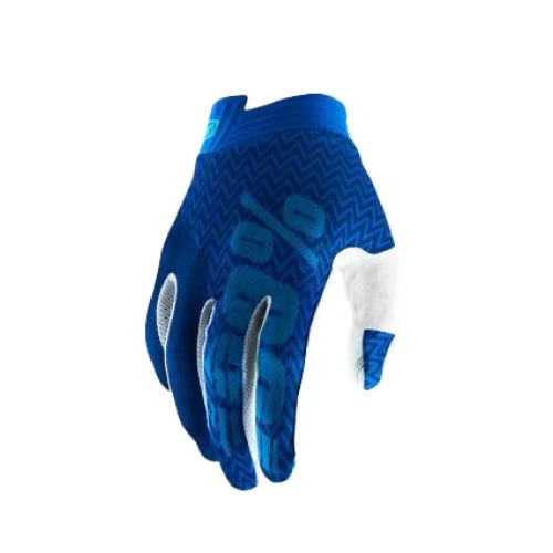 100% iTRACK Blue/Navy Gloves