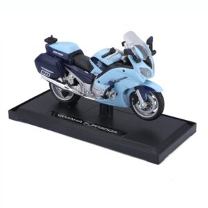 MAISTO [1:18] - YAMAHA FJR 1300A - POLICE USA, bleu