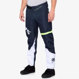 100% R-CORE Pants Dark Blue/Yellow