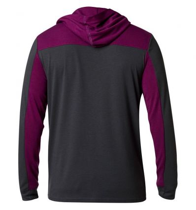FOX GENERAL HOODED TECH LS [DRK PUR]