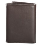 FOX TRIFOLD LEATHER WALLET [BRN]