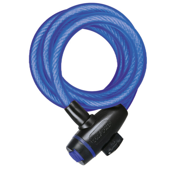 OXFORD - CABLE LOCK 1.8M X 12mm - BLUE
