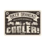 OXFORD - Placuta metalica [30x20cmx0.25mm] Biker Grandad Cooler