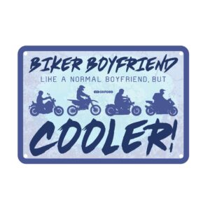 OXFORD - Placuta metalica [30x20cmx0.25mm] Biker Boyfriend Cooler