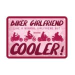 OXFORD - Placuta metalica [30x20cmx0.25mm] Biker Girlfriend Cooler