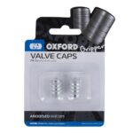 OXFORD - Gripper Valve Caps Silver