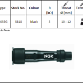 NGK - Pipa bachelita SD05EG