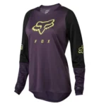 FOX MTB-JERSEY WOMENS DEFEND LS JERSEY DARK PURPLE