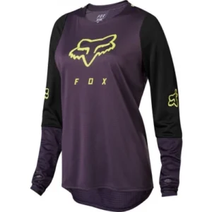 FOX MTB-JERSEY WOMENS DEFEND LS JERSEY DARK PURPLE