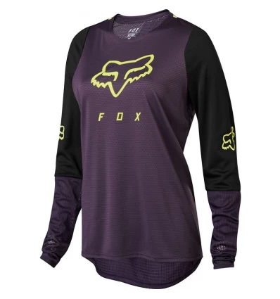 FOX MTB-JERSEY WOMENS DEFEND LS JERSEY DARK PURPLE