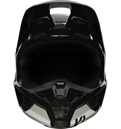 FOX FOX V1 REVN HELMET, ECE [BLK/WHT]