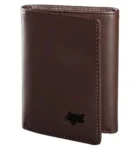 FOX TRIFOLD LEATHER WALLET [BRN]