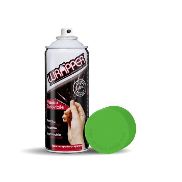 WRAPPER - Spray vopsea nepermanenta, Neon green - 400ml